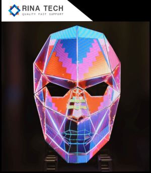 Οθόνη οδήγησης 3D μάσκας